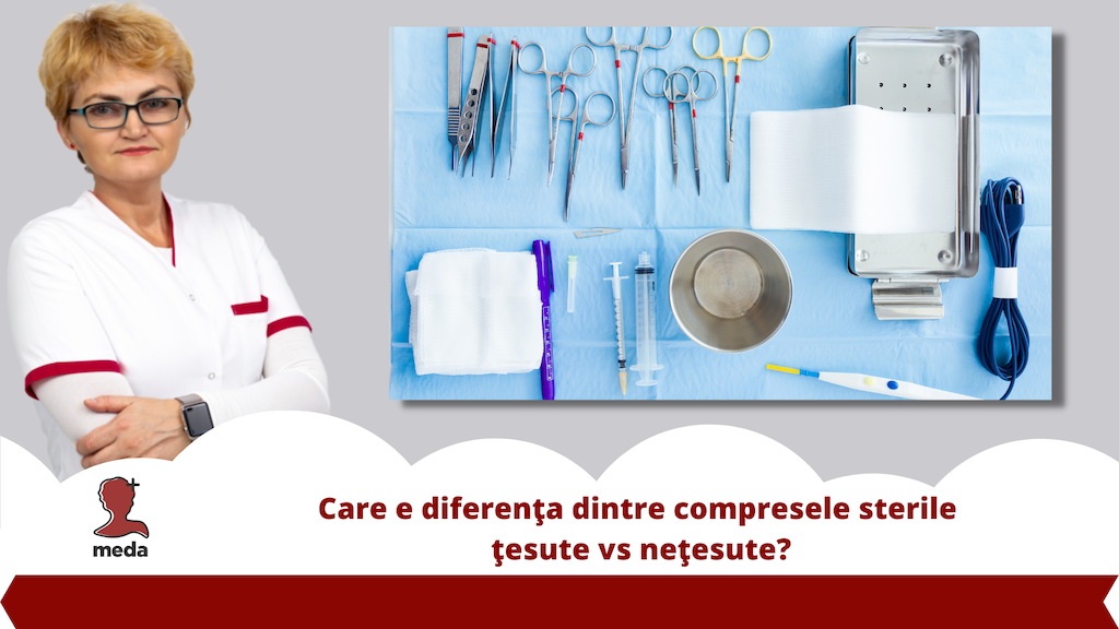 Care e diferenta 👉 compresele sterile tesute vs netesute?