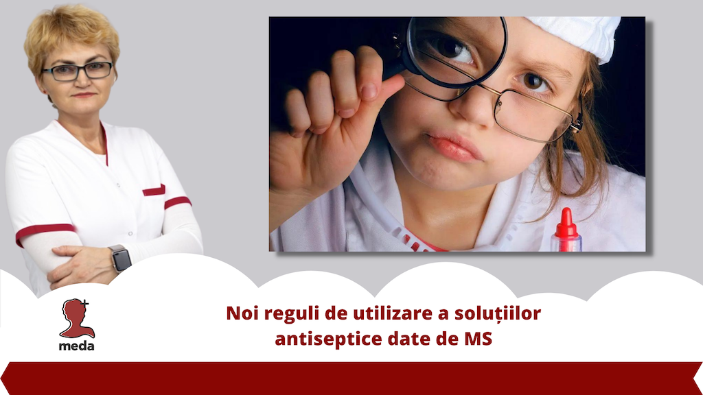 Noi reguli de utilizare a solutiilor antiseptice date de MS