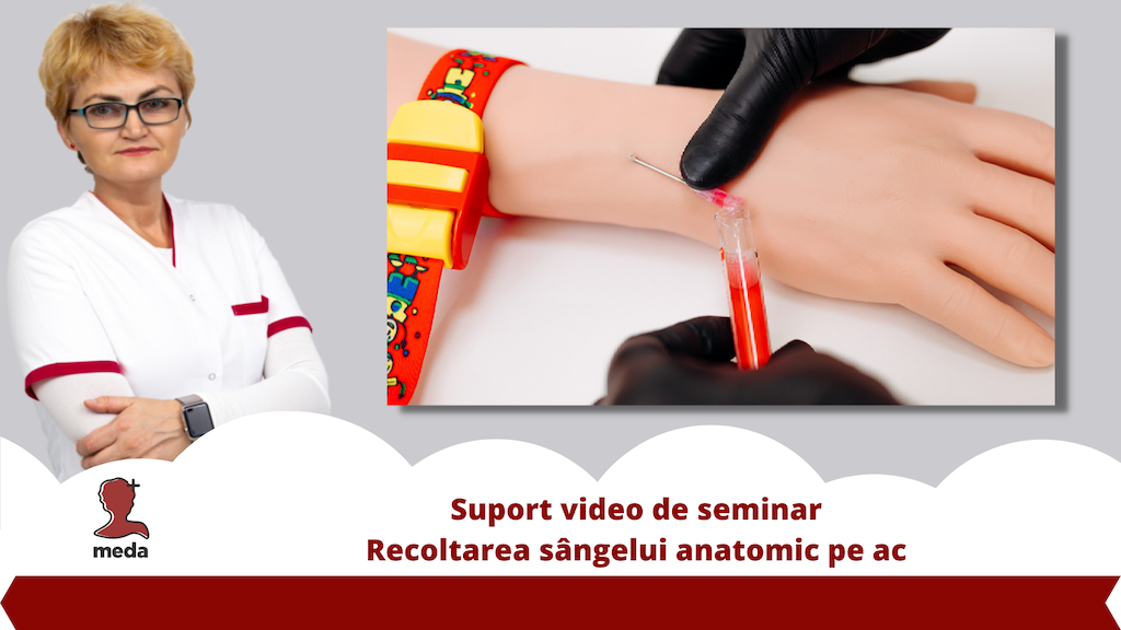 Curs video 👉 Punctia venoasa pentru recoltare sange anatomic pe ac