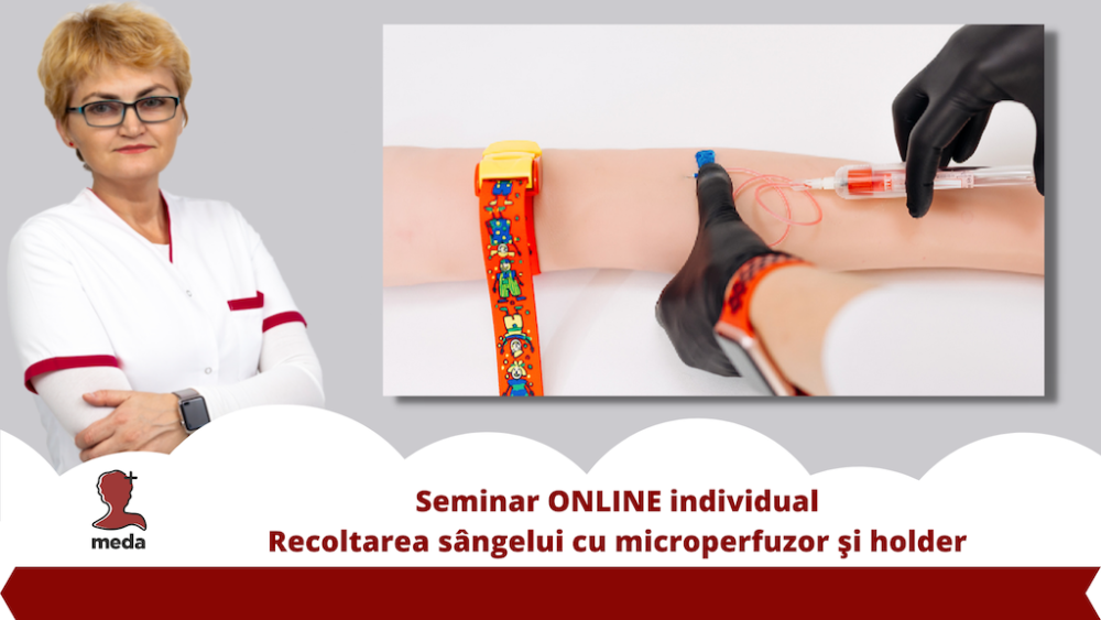 Seminar injectii - Recoltarea sangelui cu microperfuzor si holder