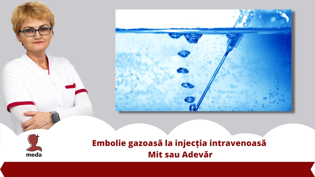 Embolie gazoasa la injectia intravenoasa 👉 Mit sau Adevar