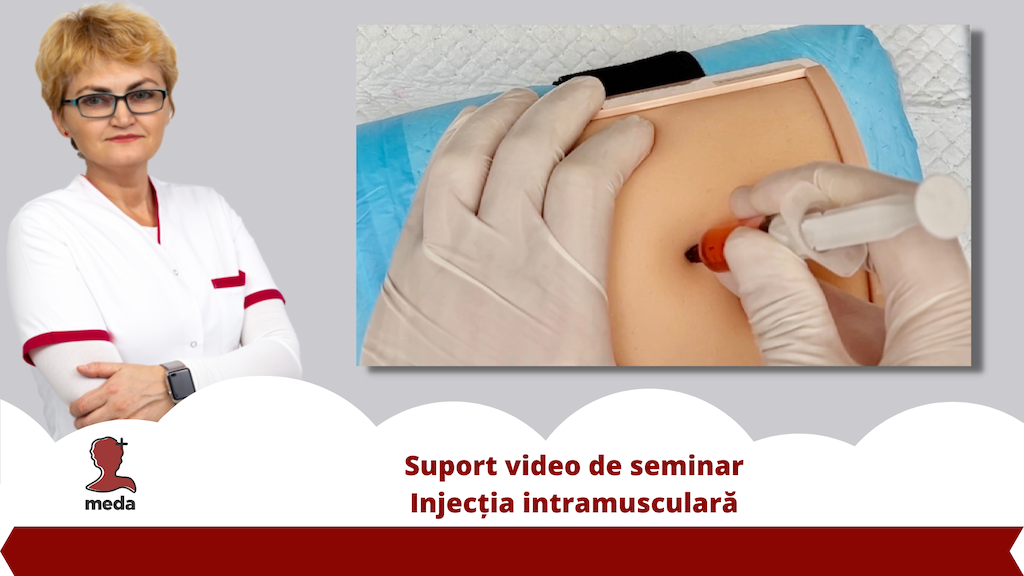 Suport video de seminar injectia intramusculara - Poza produs