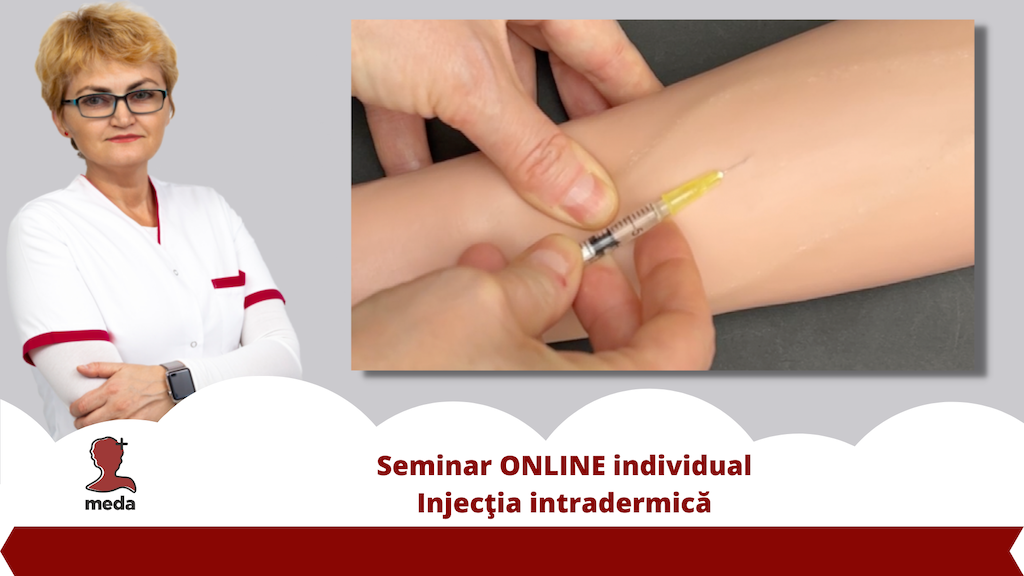 Seminar online individual injectia intradermica - Poza produs