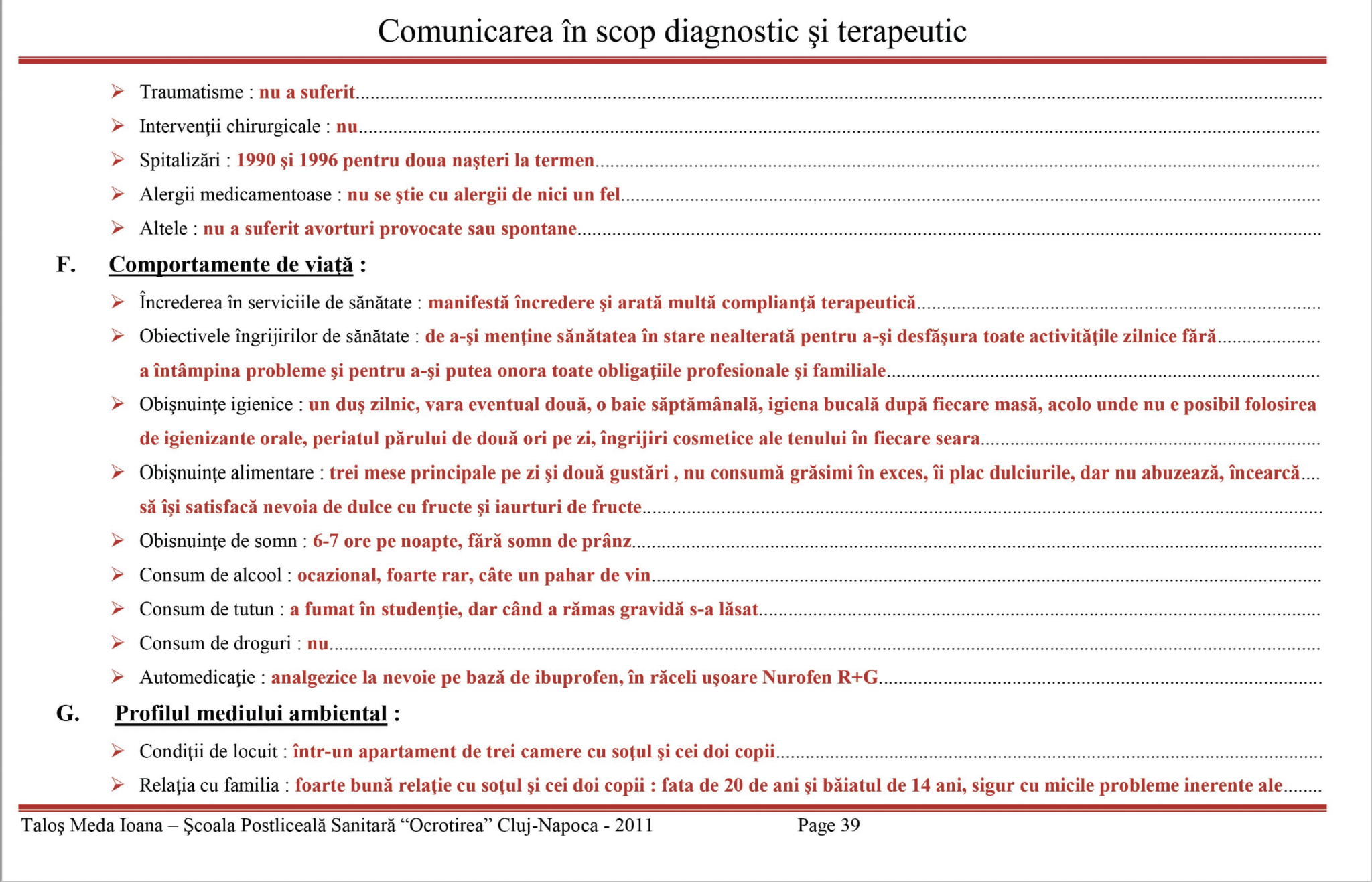 Plan de ingrijiri - Histerectomie totala - Plan de nursing - Plan de ingrijiri 👉 Pacienta cu histerectomie totala -C1.2