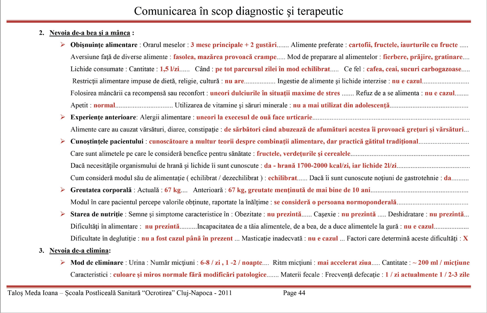 Plan de ingrijiri - Histerectomie totala - Plan de nursing - Plan de ingrijiri 👉 Pacienta cu histerectomie totala - C1.7