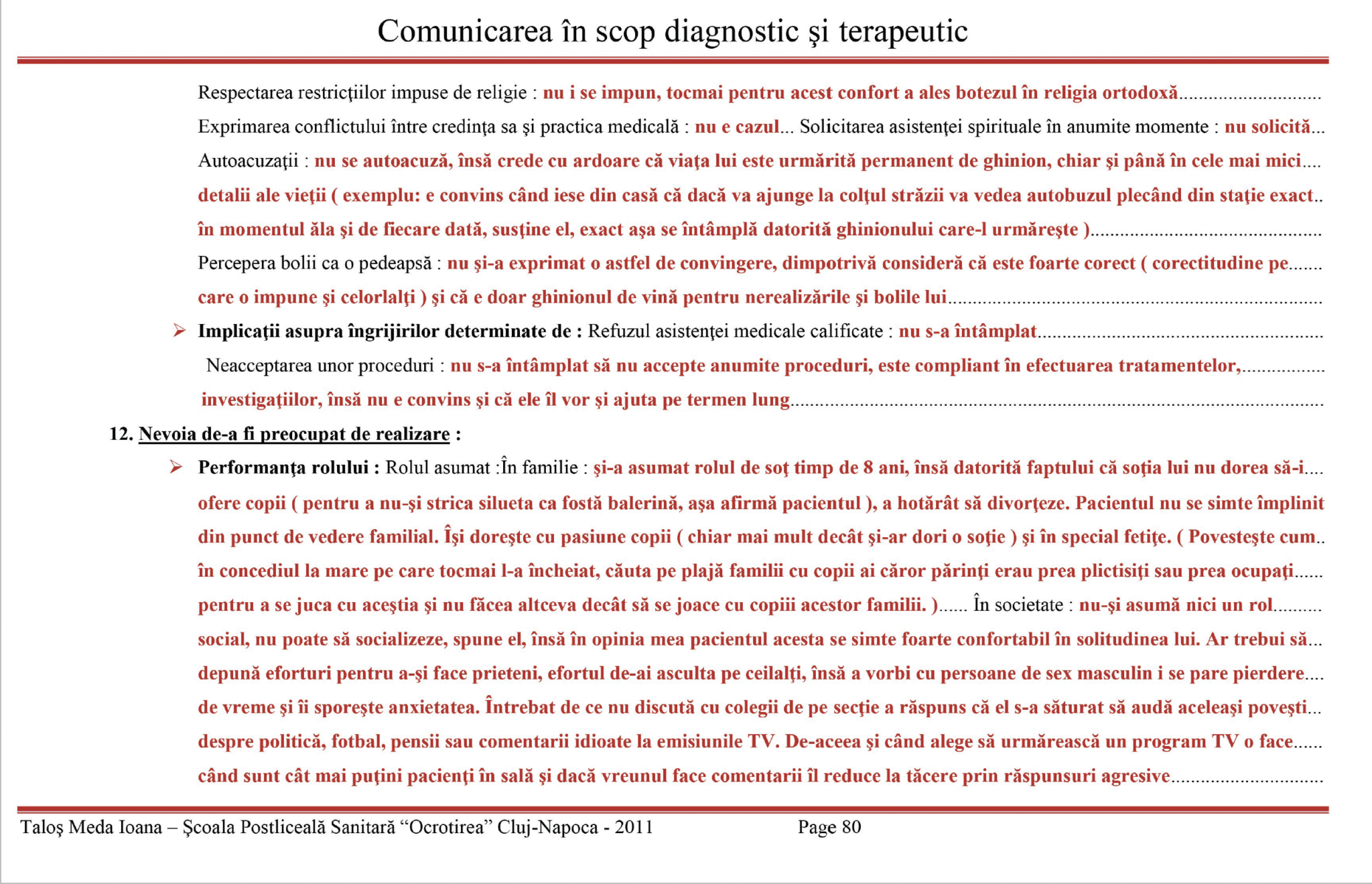 Plan de ingrijiri 👉 Pacient cu tentative suicidale - Plan nursing