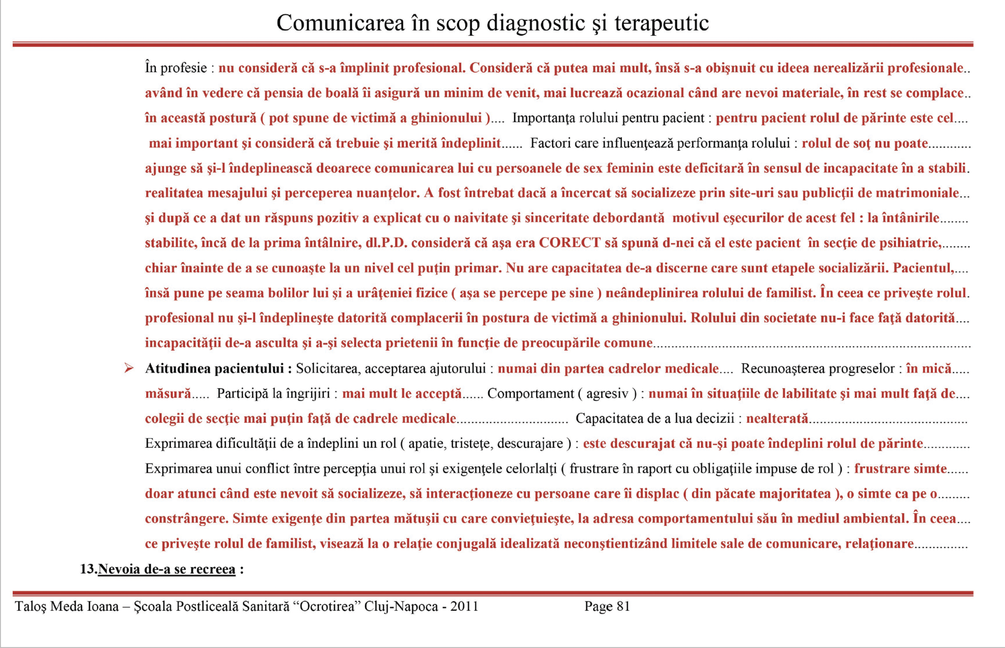 Plan de ingrijiri 👉 Pacient cu tentative suicidale - Plan nursing