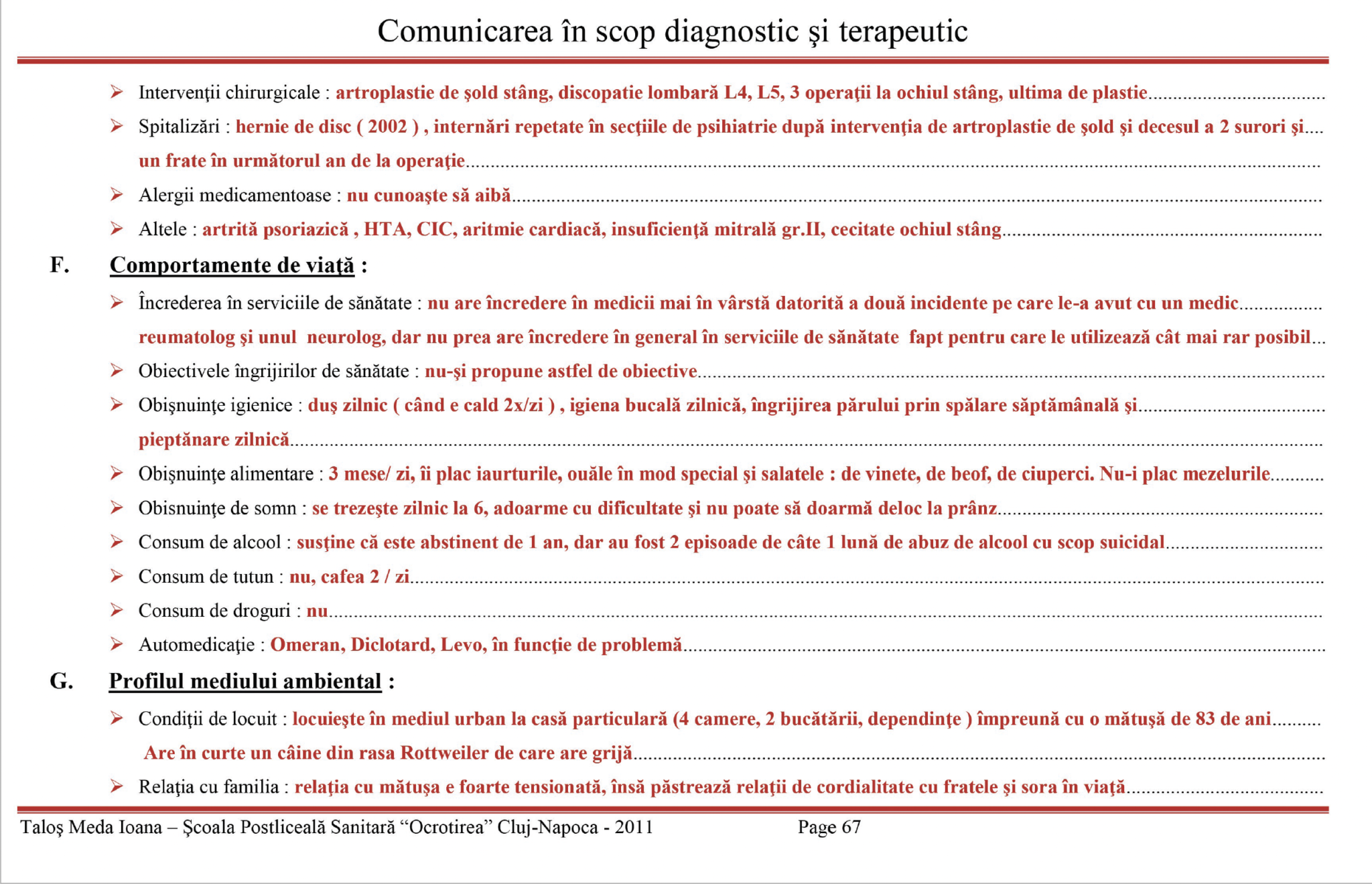Plan de ingrijiri 👉 Pacient cu tentative suicidale - Plan nursing