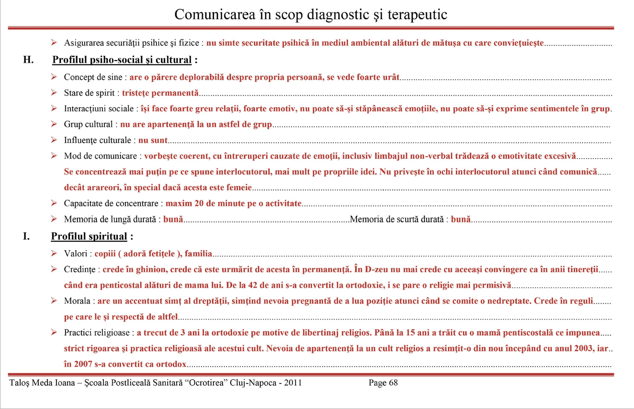Plan de ingrijiri 👉 Pacient cu tentative suicidale - Plan nursing