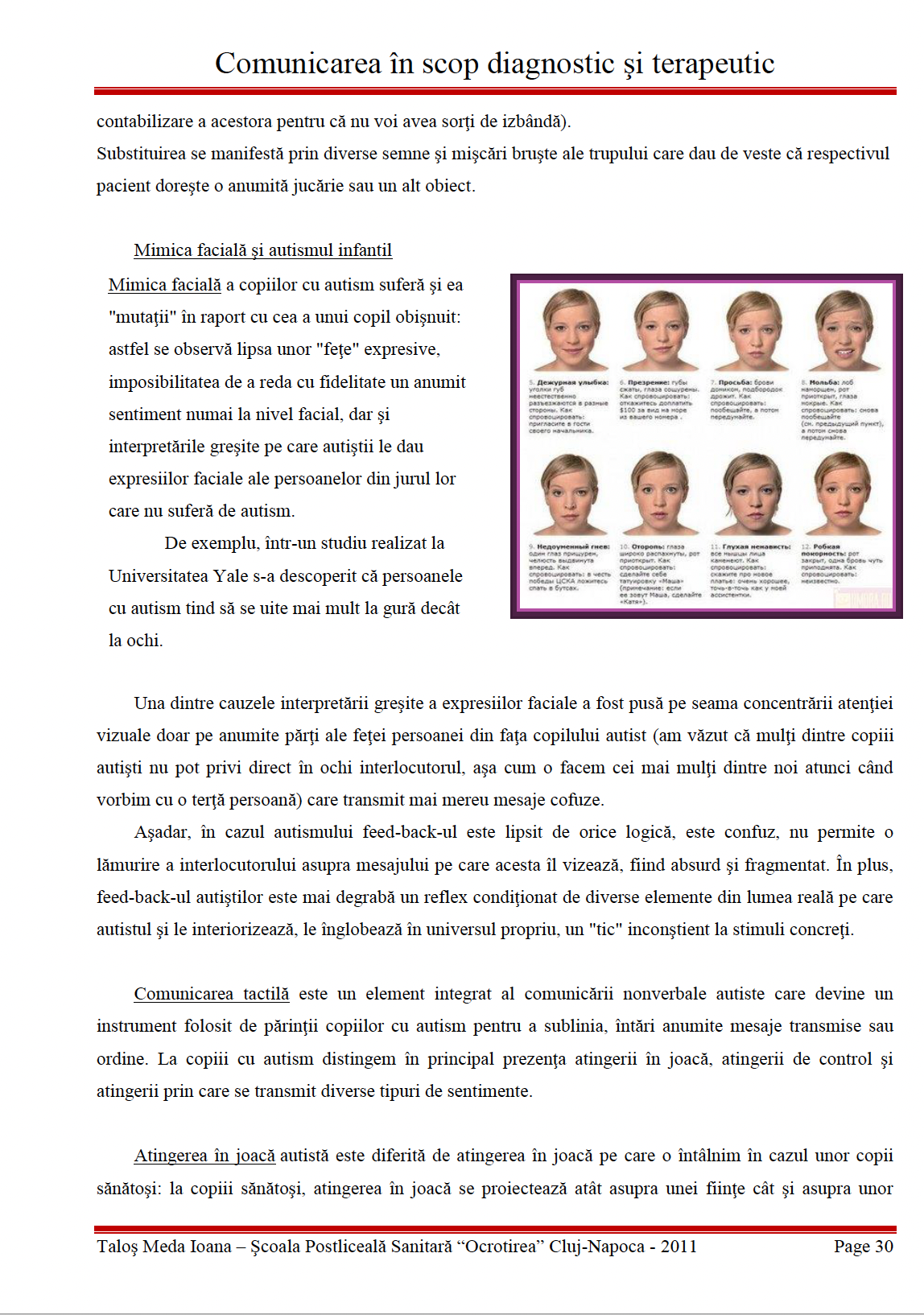 Lucrare de licenta 👉 Comunicarea in scop diagnostic si terapeutic