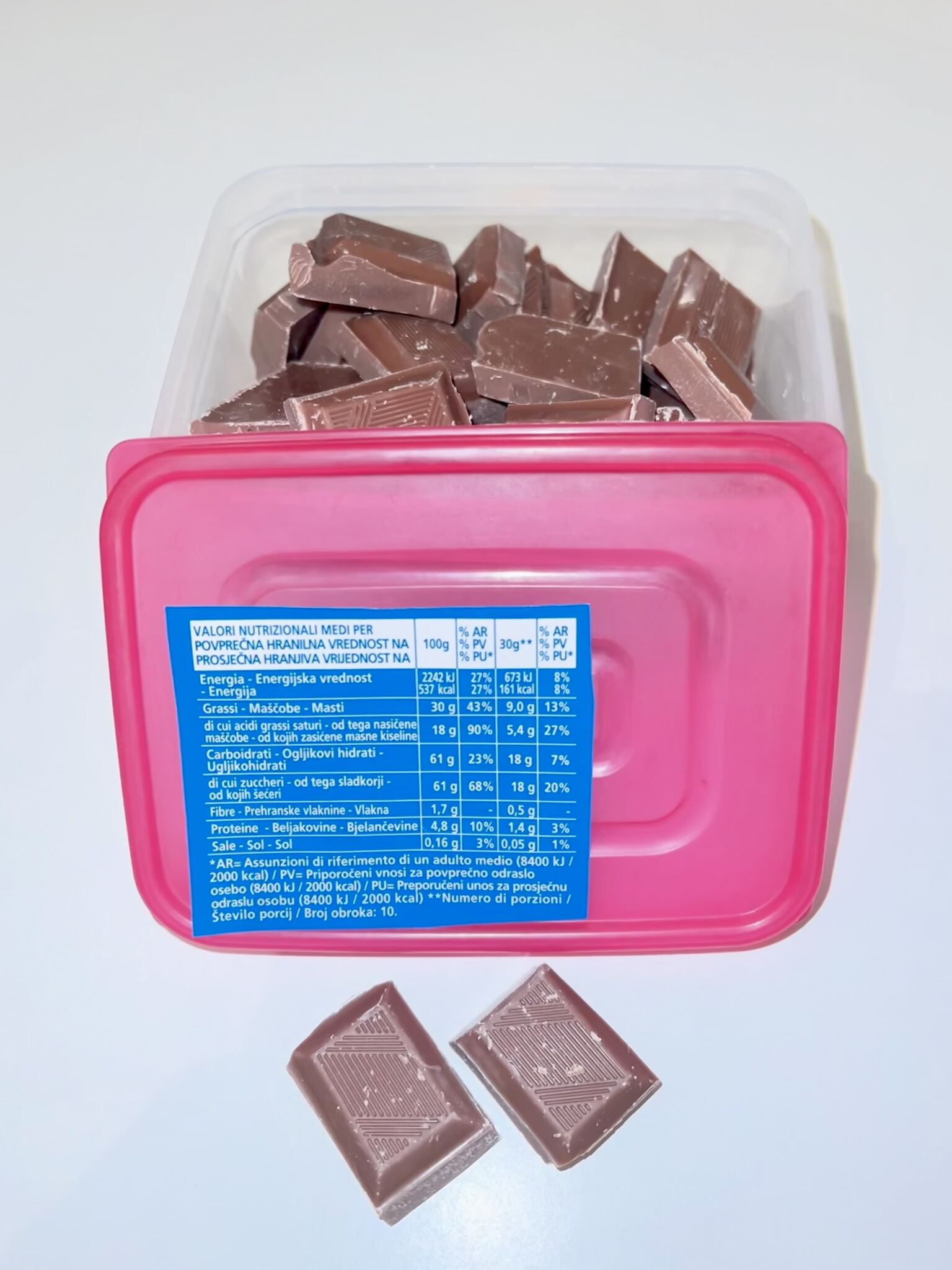 Calcul calorii mancare - Jurnal de slabit - Dieta de slabire - ciocolata