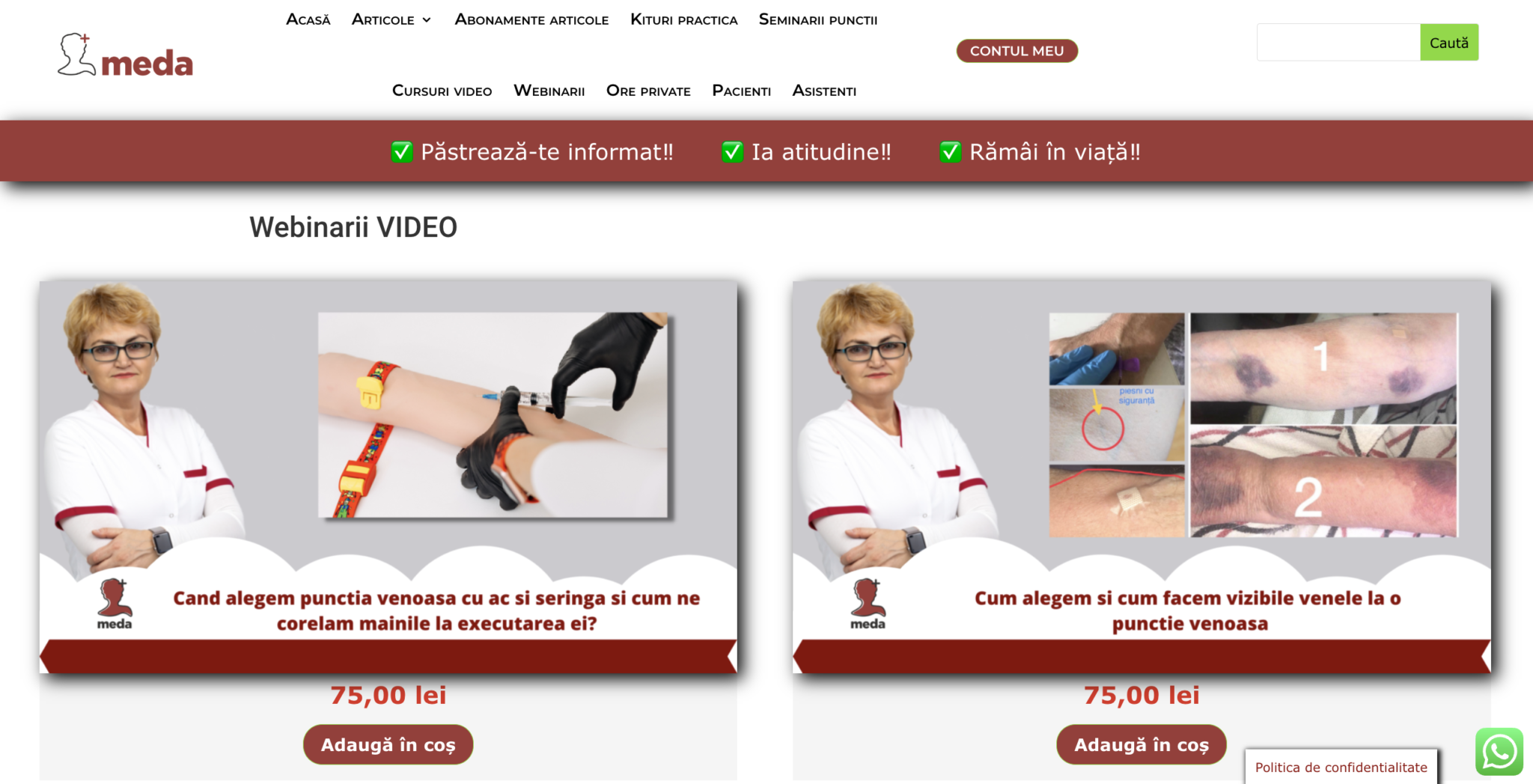 webinarii video pentru ingrijiri la domiciliu