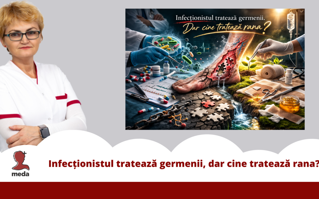 Infecționistul tratează germenii, dar cine tratează rana?